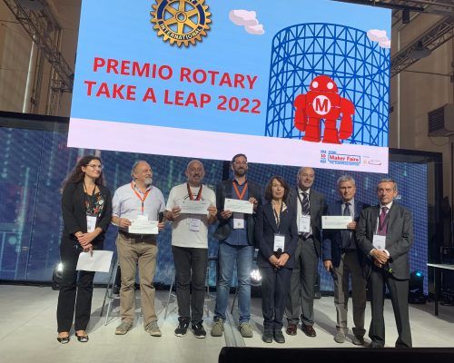 energy family project riceve il premio Rotary Take a Leap 2022 per il Bike Adapter